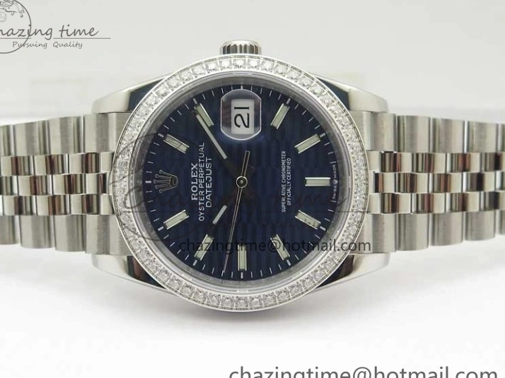 MiroTime 1228 DateJust 36 SS 126284 BP Maker 1:1 Best Edition New Blue Dial on Jubilee Bracelet Neat 2523